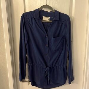 Rag n’ Bone silky long sleeve blouse